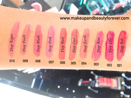 All Colorbar Deep Matte Lip Crème Review, Shades, Swatches, Price and ...