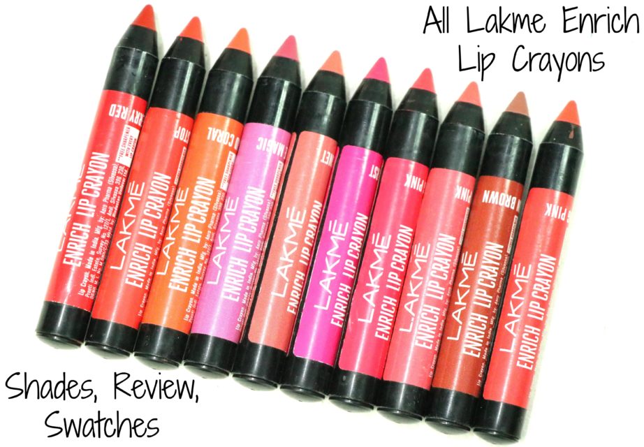 lakme lip crayon peach magnet online