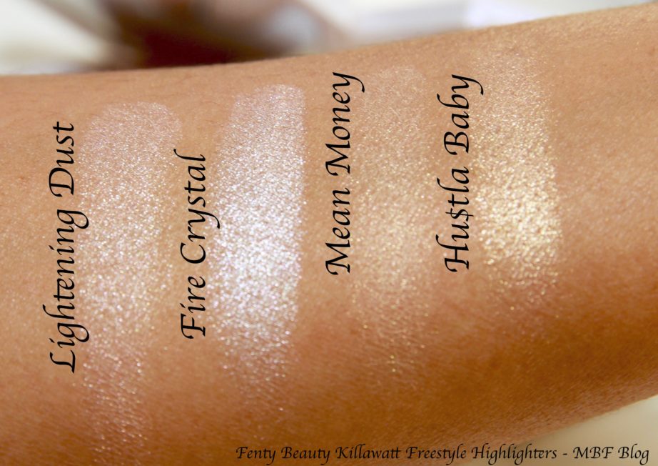 Fenty Beauty Killawatt Freestyle Highlighters Review, Swatches