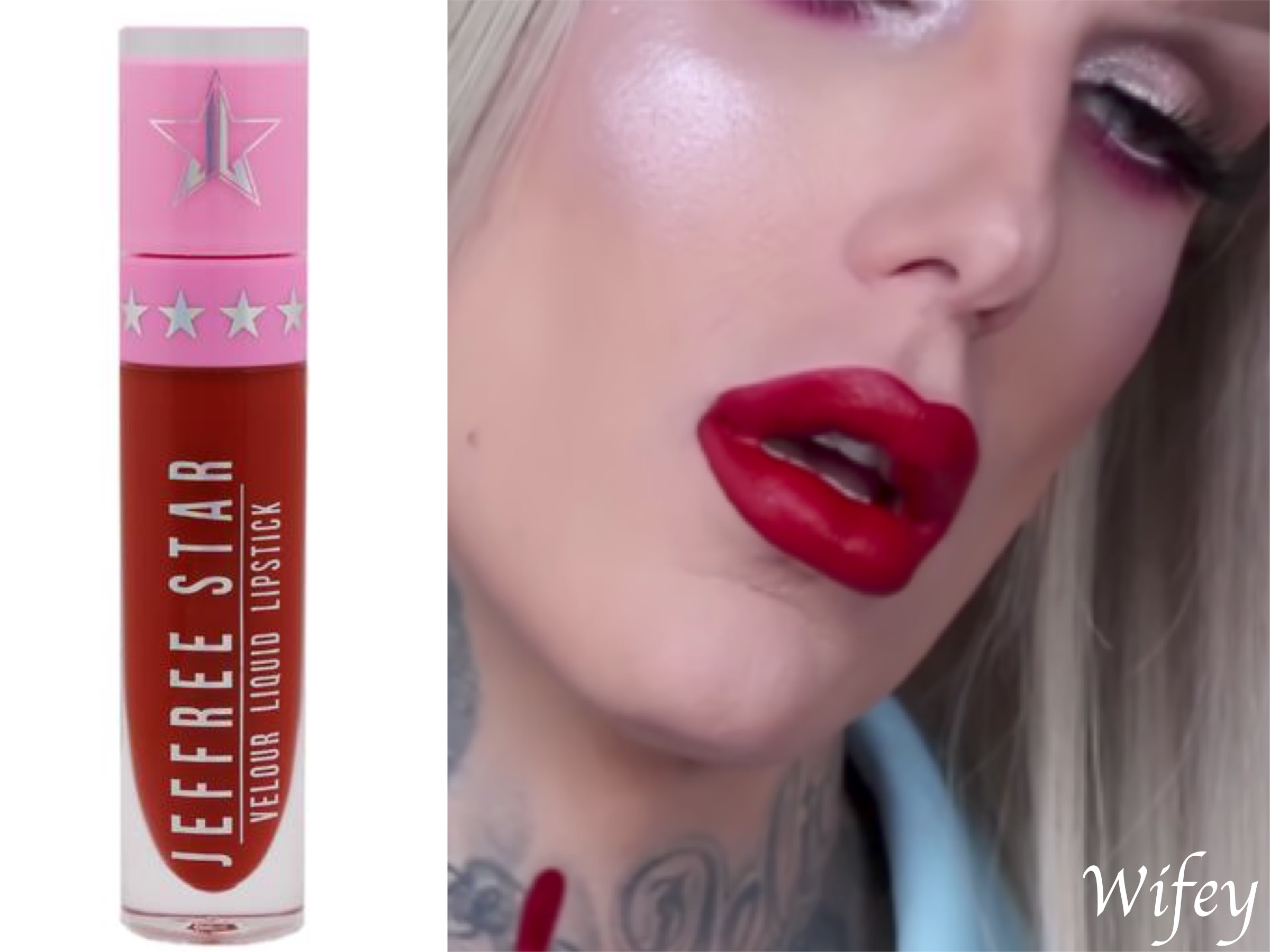 Jeffree Star Velour Liquid Lipstick Wifey Review Swatches Makeup And Beauty Forever