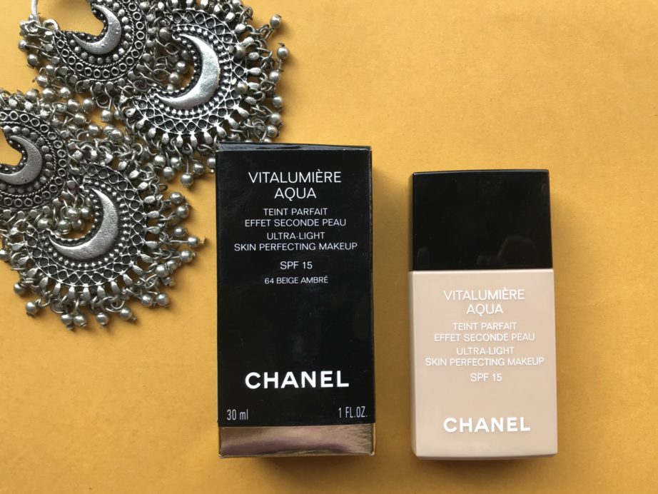 Chanel Vitalumière Aqua UltraLight Skin Perfecting Sunscreen Makeup Review