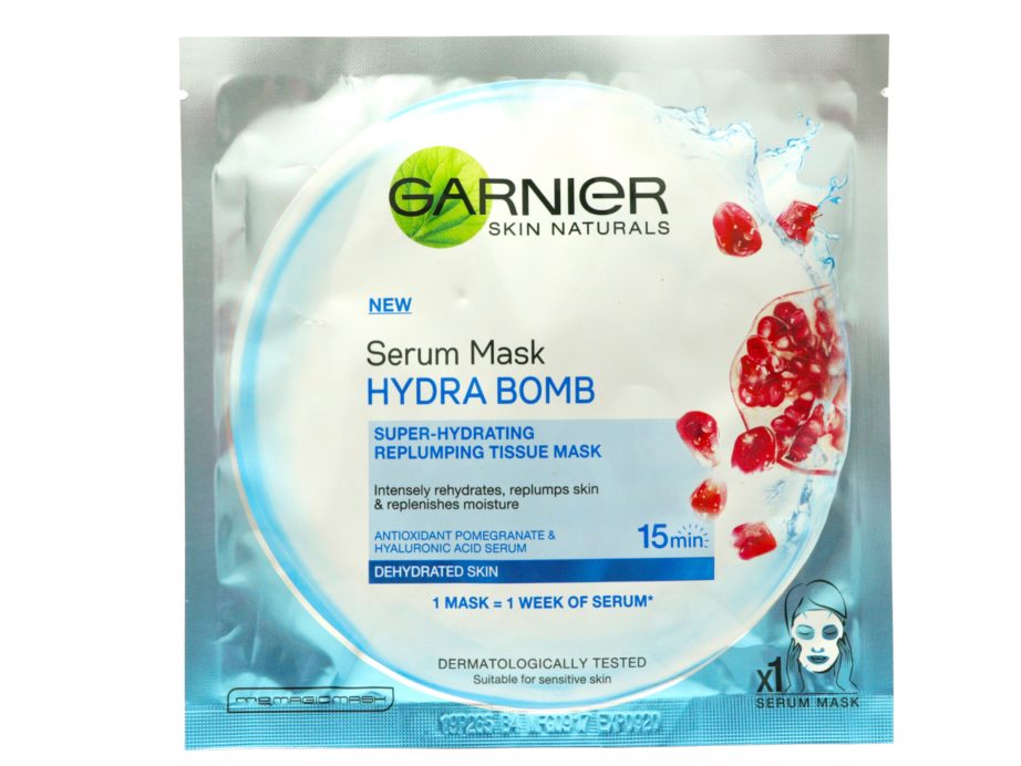 Kudde Afdrukken Alternatief voorstel Garnier Hydra Bomb Super Hydrating Replumping Tissue Serum Mask Review