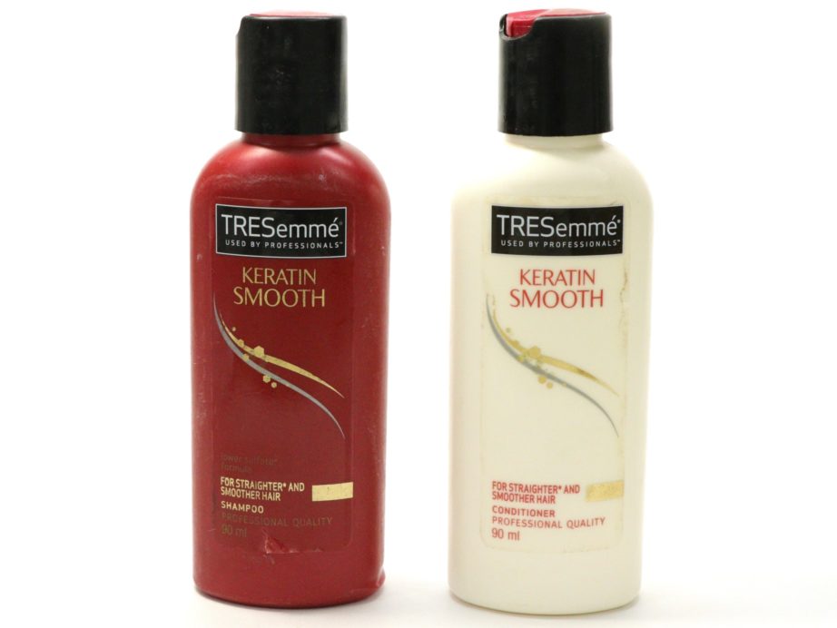 TRESemme Keratin Smooth Shampoo and Conditioner Review,