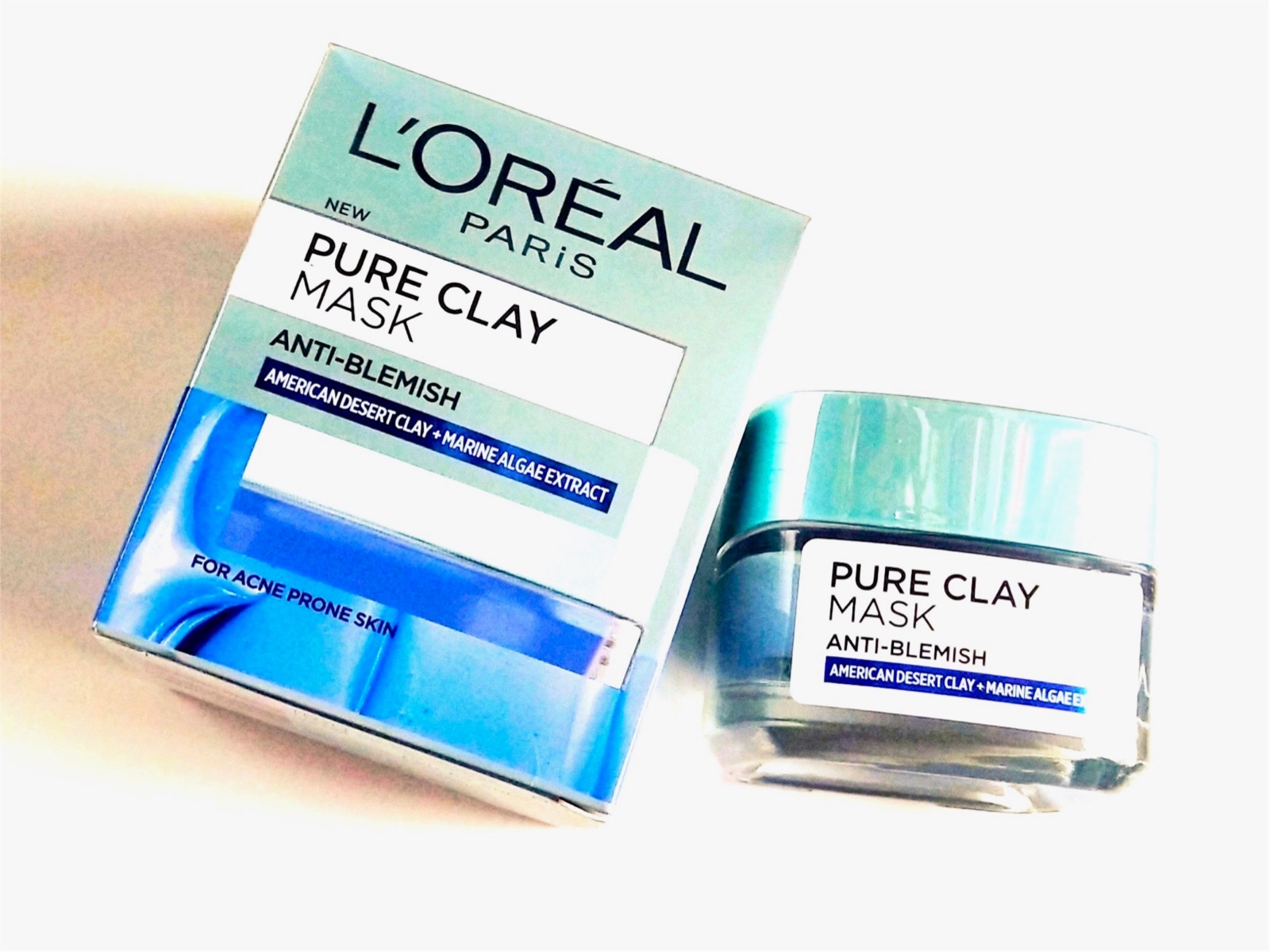 L'Oreal Clay Anti Blemish Blue Mask