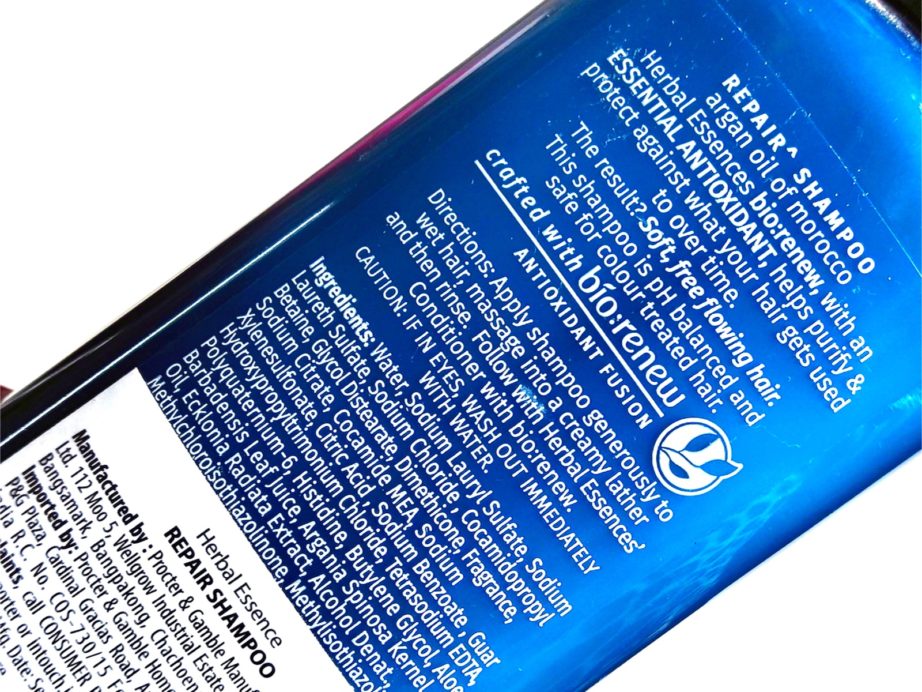 Herbal Essences Argan Shampoo Review